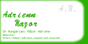adrienn mazor business card